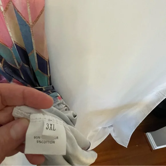 Geometric Multicolor Maxi Dress - Picture 5 of 5